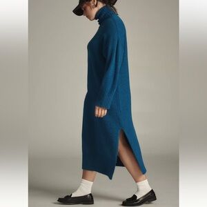 Anthropologie New Daily Practice Karigan Midi Turtleneck Sweater Dress Size XL